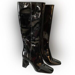 JEFFREY CAMPBELL Patent Leather Knee-High Boots